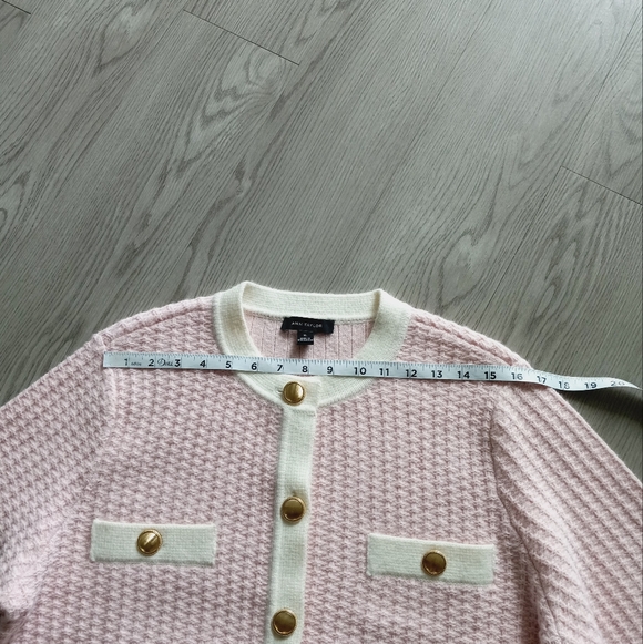 Ann Taylor Textured Stitch Sweater Jacket XL - Picture 9 of 16